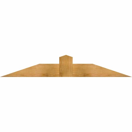 Ekena Millwork Portland Rough Sawn Timber Gable Bracket, Western Red Cedar, 60"W x 10"H x 4"D x 6"F, 4/12 Pitch GBW060X10X0406POR00RWR